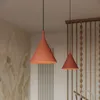 Lampa wisząca NOX 25 ochra czerwona